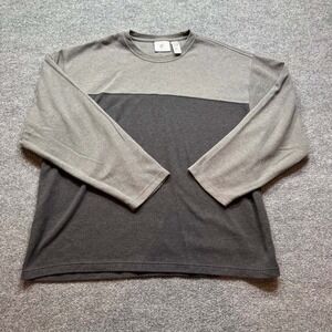 Farah T-Shirt Mens 2XL Gray Long Sleeve Crew Neck Casual Comfy Everyday Athletic